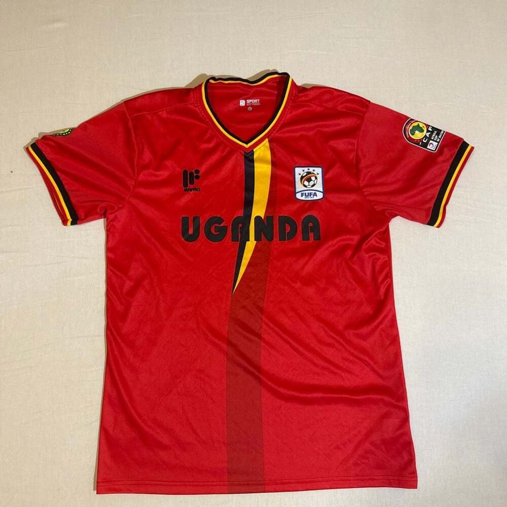 Uganda Red Soccer Jersey Size XXL Fits like M